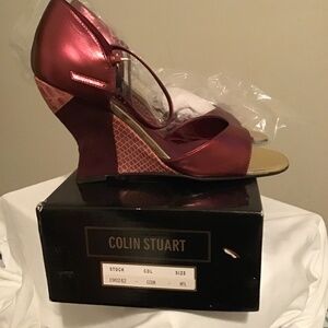 🦋#47,Colin Stuart, beautiful size 8.5, see photos, velvet/ leather, see photos